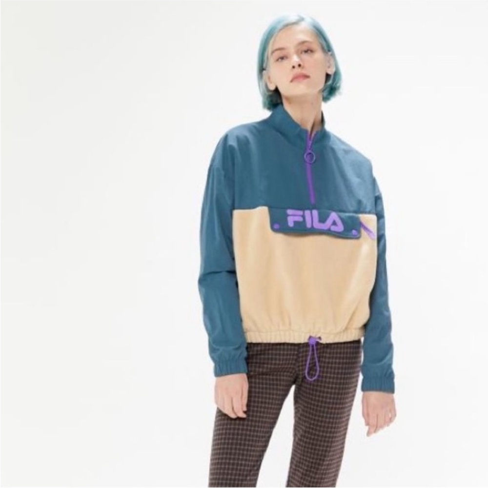 FILA Una Sherpa Anorak Jacket